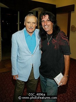 Photo of Dennis Hopper and Alice Cooper , reference; DSC_4896a
