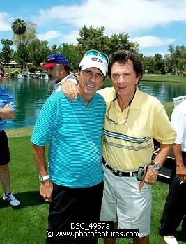 Photo of Alice Cooper and Gary Mule Deer at the 9th Alice Cooper Golf Tournament in Scottsdale to benefit his Solid Rock Foundation Charity, May 2nd 2005. phoo by Chris walter/Photofeatures. , reference; DSC_4957a