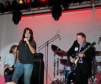 Photo of Alice Cooper and early songwriting partner Dick Wagner<br>at the 9th Annual Alice Cooper Celebrity Golf Tournament in Scottsdale, Arizona, May 1st 2005.  Photo by Chris Walter/Photofeatures.