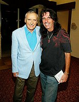 Photo of Dennis Hopper and Alice Cooper<br>at the 9th Annual Alice Cooper Celebrity Golf Tournament in Scottsdale, Arizona, May 1st 2005.  Photo by Chris Walter/Photofeatures.