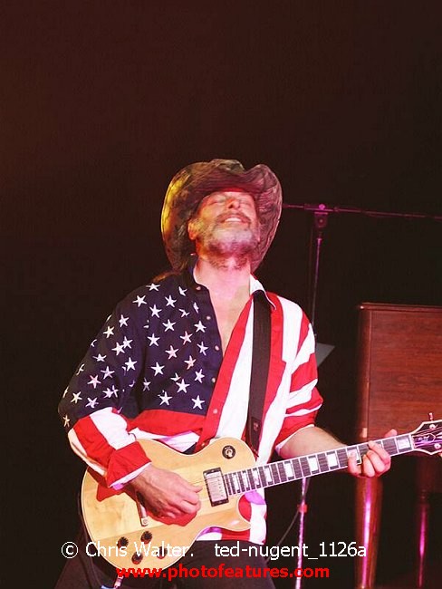 Photo of Alice Pudding 2004 for media use , reference; ted-nugent_1126a,www.photofeatures.com