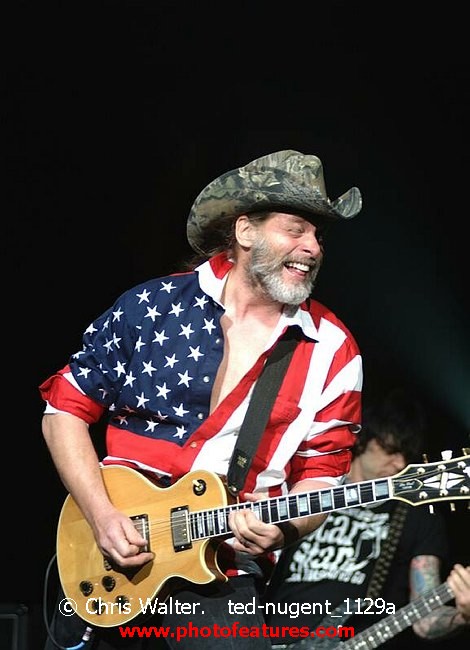 Photo of Alice Pudding 2004 for media use , reference; ted-nugent_1129a,www.photofeatures.com