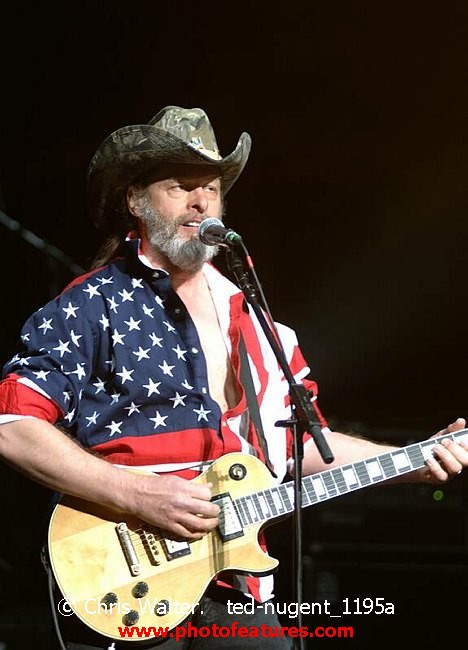 Photo of Alice Pudding 2004 for media use , reference; ted-nugent_1195a,www.photofeatures.com