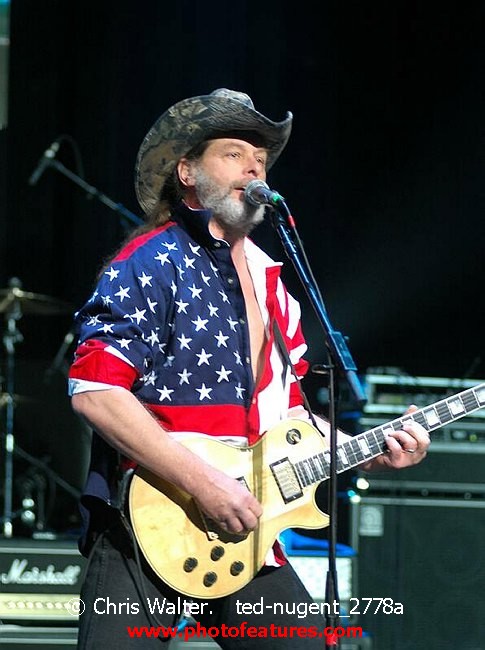 Photo of Alice Pudding 2004 for media use , reference; ted-nugent_2778a,www.photofeatures.com