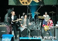 Alice Cooper Glen Campbell and Ted Nugent at Alice Cooper's Christmas Pudding show for his Solid Rock Foundation Charity at Dodge Theatre in Phoenix, Arizona, December 18th 2004. Photo by Chris Walter/Photofeatures.<br>