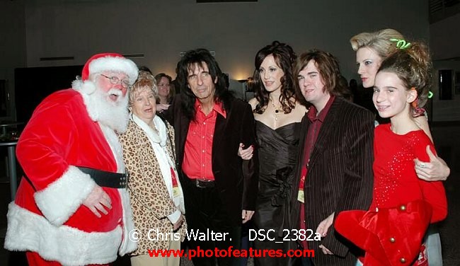 Photo of Alice Cooper Christmas Pudding 2005 for media use , reference; DSC_2382a,www.photofeatures.com