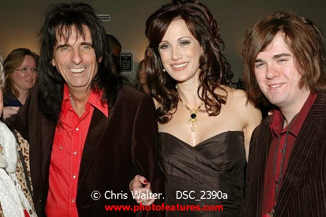 Photo of Alice Cooper Christmas Pudding 2005 for media use , reference; DSC_2390a,www.photofeatures.com