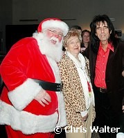 Alice Cooper and mother at Alice Cooper's Christmas Pudding 2005 to benefit the Solid Rock Foundation  at the the Dodge Theatre in Phoenix, December 17th 2005.<br>