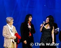 Alice Cooper and Sheryl Cooper at Alice Cooper's Christmas Pudding show to benefit his Solid Rock Foundation for children, Dodge Theatre in Phoenix, December 17th 2005.<br>