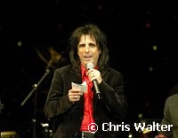 Alice Coioper<br>at Alice Cooper's Christmas Pudding show to benefit his Solid Rock Foundation for children, Dodge Theatre in Phoenix, December 17th 2005.<br>