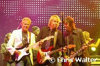 Don Felder and James Young<br>at Alice Cooper's Christmas Pudding show to benefit his Solid Rock Foundation for children, Dodge Theatre in Phoenix, December 17th 2005.<br>