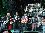 Tommy Shaw, Glen Campbell, Ted Nugent and Alice Cooper at Alice Cooper's Christmas Pudding show for his Solid Rock Foundation Charity at Dodge Theatre in Phoenix, Arizona, December 18th 2004. Photo by Chris Walter/Photofeatures.