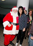 Alice Cooper and Santa at Alice Cooper's Christmas Pudding show for his Solid Rock Foundation Charity at Dodge Theatre in Phoenix, Arizona, December 18th 2004. Photo by Chris Walter/Photofeatures.