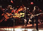 Photo of America 1973 Gerry Beckley, Dewey Bunnell and Dan Peek on Top Of The Pops<br> Chris Walter<br>
