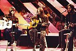 Photo of America 1973 Gerry Beckley, Dewey Bunnell and Dan Peek on Top Of The Pops<br> Chris Walter<br>