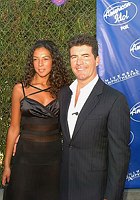 Simon Cowell and terri Seymour<br>at the finals of the second series of &quotAmerican Idol' at Universal Amphitheatre.