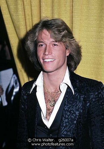 Photo of Andy Gibb by Chris Walter , reference; g26007a,www.photofeatures.com