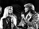 Photo of Olivia Newton-John and Andy Gibb 1979 Unicef Show<br> Chris Walter<br>