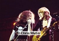 Photo of Bad Company 1976 Paul Rodgers and Mick ralphs<br> Chris Walter<br>