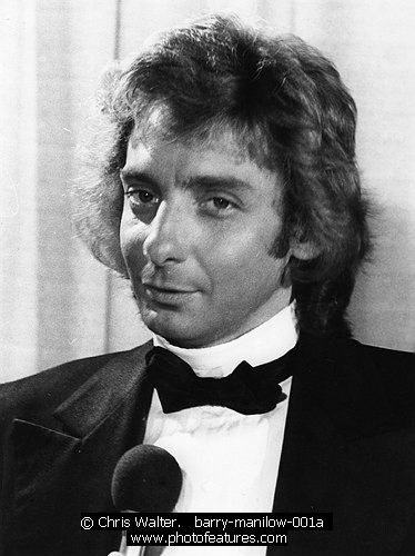Photo of Barry Manilow by Chris Walter , reference; barry-manilow-001a,www.photofeatures.com