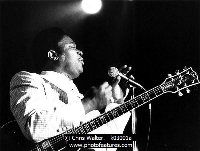 Photo of B B King for media use , reference; k03001a,www.photofeatures.com