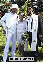 Photo of Beach Boys Mike Love 1981 wedding officiated by Wolfman Jack<br> Chris Walter<br>