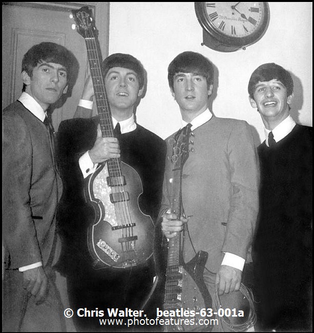 Photo of Beatles for media use , reference; beatles-63-001a,www.photofeatures.com