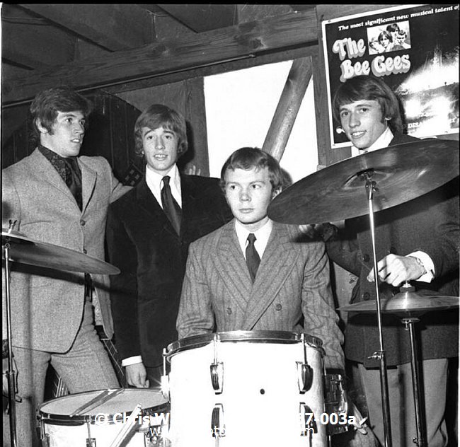 Photo of Bee Gees for media use , reference; bee-gees-67-003a,www.photofeatures.com