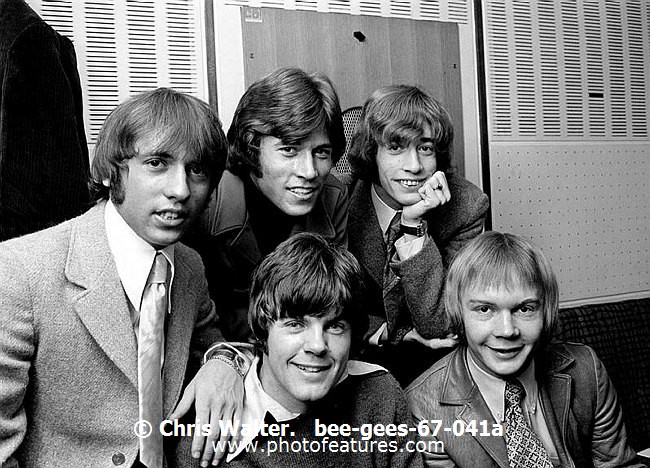 Photo of Bee Gees for media use , reference; bee-gees-67-041a,www.photofeatures.com