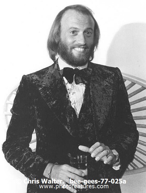 Photo of Bee Gees for media use , reference; bee-gees-77-025a,www.photofeatures.com