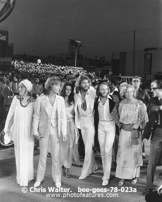 Photo of Bee Gees for media use , reference; bee-gees-78-023a,www.photofeatures.com