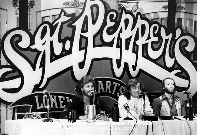 Photo of Bee Gees for media use , reference; bee-gees-78-049a,www.photofeatures.com