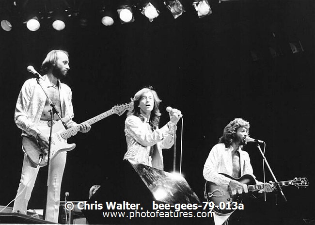 Photo of Bee Gees for media use , reference; bee-gees-79-013a,www.photofeatures.com