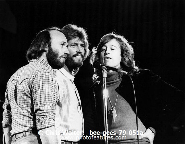 Photo of Bee Gees for media use , reference; bee-gees-79-051a,www.photofeatures.com