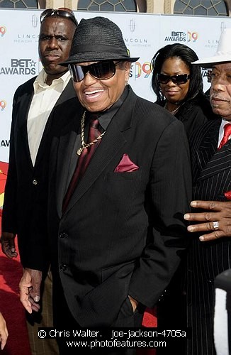 Photo of Joe Jackson (l), father of Michael Jackson at the 2009 BET Awards at the Shrine Auditorium in Los Angeles on June 28th 2009.<br>Photo by Chris Walter/Photofeatures , reference; joe-jackson-4705a