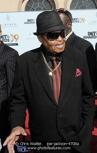 Photo of Joe Jackson, father of Michael Jackson, at the 2009 BET Awards at the Shrine Auditorium in Los Angeles on June 28th 2009.<br>Photo by Chris Walter/Photofeatures , reference; joe-jackson-4708a