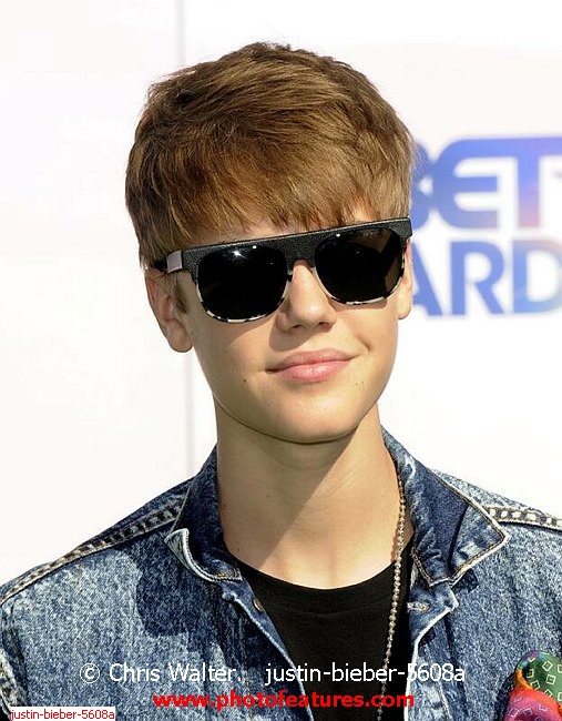 Photo of 2011 BET Awards for media use , reference; justin-bieber-5608a,www.photofeatures.com