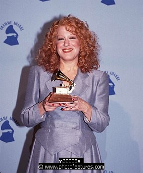 Photo of Bette Midler by Chris Walter , reference; m30005a,www.photofeatures.com