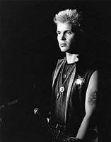 Photo of Billy Idol 1982<br> Chris Walter<br>