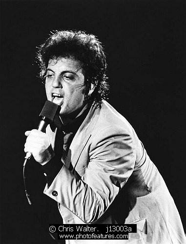 Photo of Billy Joel for media use , reference; j13003a,www.photofeatures.com