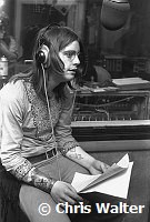 Black Sabbath 1970 Ozzy Osbourne at Regent Sounds during Paranoid sessions<br> Chris Walter