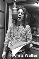 Black Sabbath 1970 Ozzy Osbourne at Regent Sounds during Paranoid sessions<br> Chris Walter