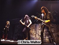 Photo of Black Sabbath 1984  Geezer Butler, Ian Gillan, Tony Iommi<br> Chris Walter<br>