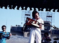 Photo of Blue Oyster Cult 1982 Buck Dharms<br> Chris Walter<br>