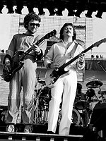 Photo of Blue Oyster Cult 1982 Eric Bloom and Buck Dhama<br> Chris Walter<br>