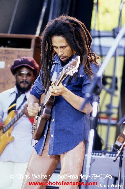 Photo of Bob Marley for media use , reference; bob-marley-79-034a,www.photofeatures.com