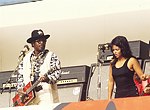 Photo of Bo Diddley 1972 at Wembley Stadium<br> Chris Walter<br>