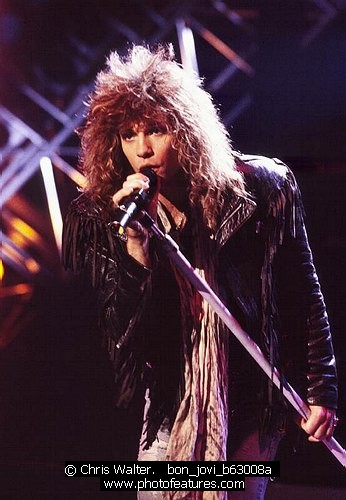 Photo of Bon Jovi by Chris Walter , reference; bon_jovi_b63008a,www.photofeatures.com