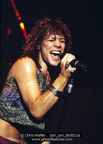 Photo of Bon Jovi by Chris Walter , reference; bon_jovi_b63011a,www.photofeatures.com