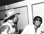 Photo of Bootsy Collins 1978 with Stevie Wonder<br> Chris Walter<br>